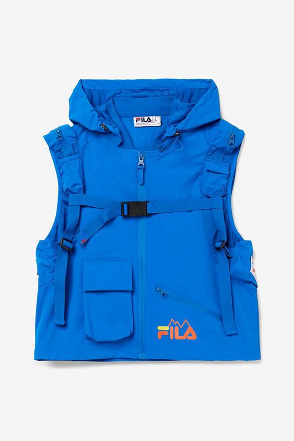 Fila Tactical Men's Vests - Blue/Black,NZ 142-62738